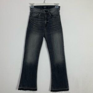 Hudson Holly Flare High Waist Black Jean Sz 25